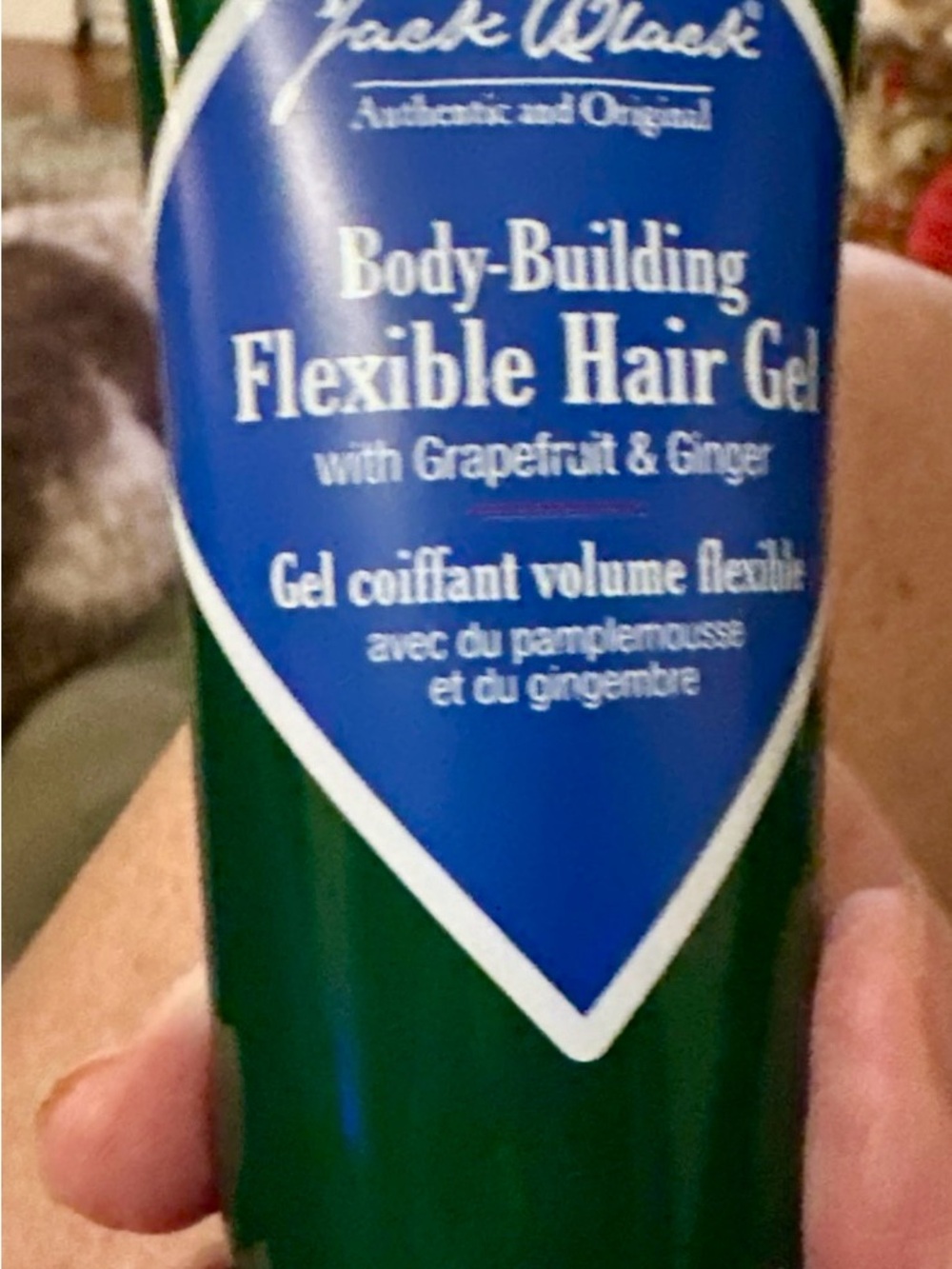 New Unisex Jack Black Body-Building Flexible Hair Gel 3.4 oz. Sealed